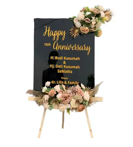 Papan Bunga Akrilik Simpang Kanan